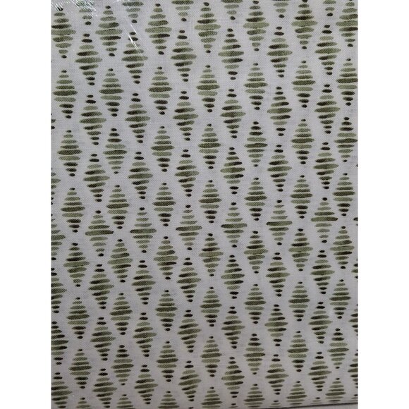 Quilter\'s Fabric, Cotton, Textured Diamonds, Green, Earthy, 8 Yards x 44\